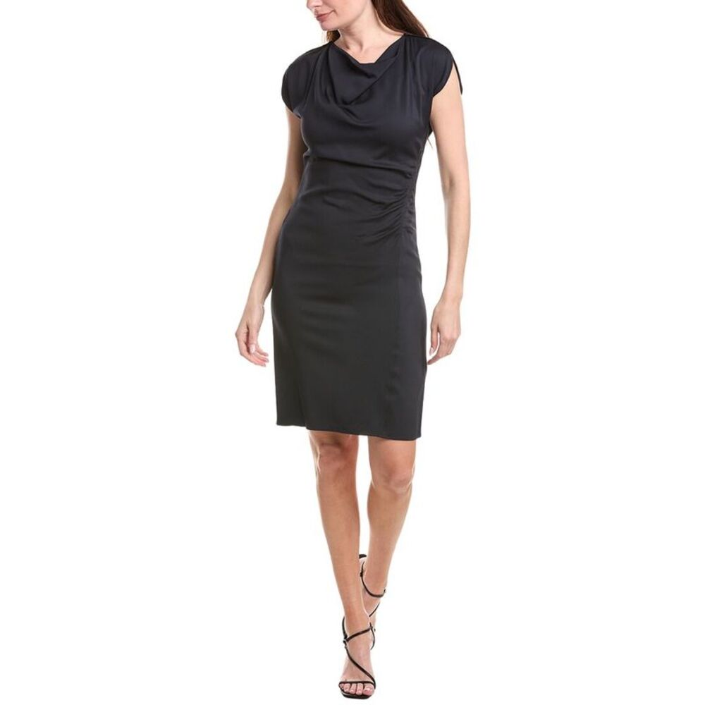 Hugo Boss Womens  Devania Midi Dress, Blue